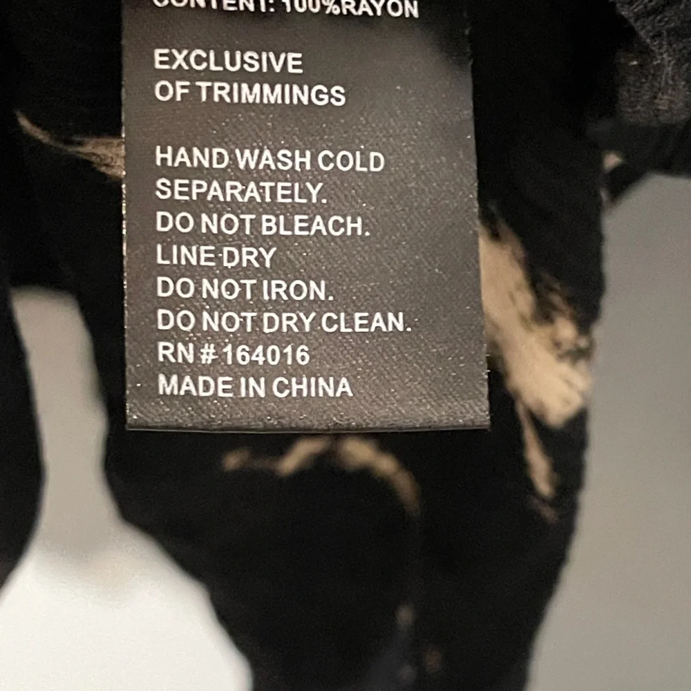 Calessa Black Embroidered Tunic Top Floral Tie Dye Boho Artsy Western Indie 2X - Picture 7 of 10